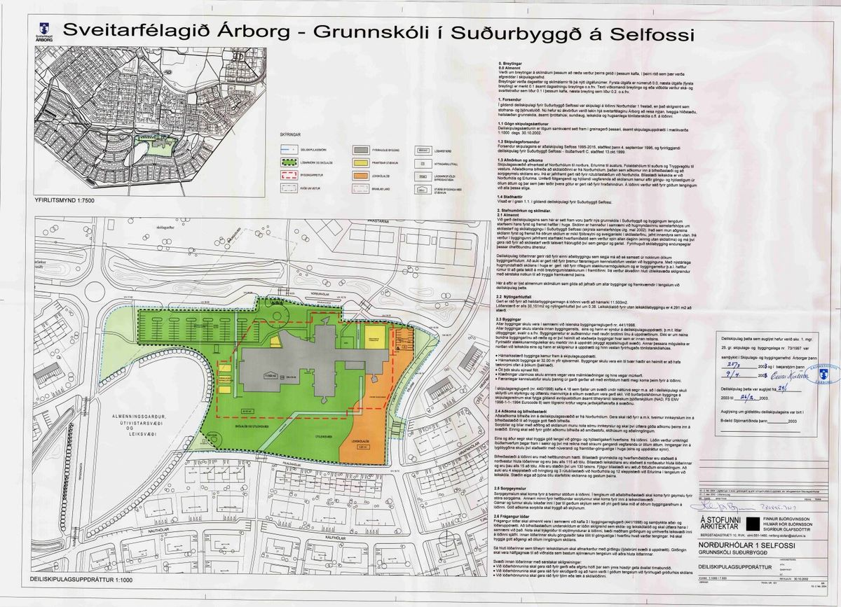 Skipulagsuppdráttur