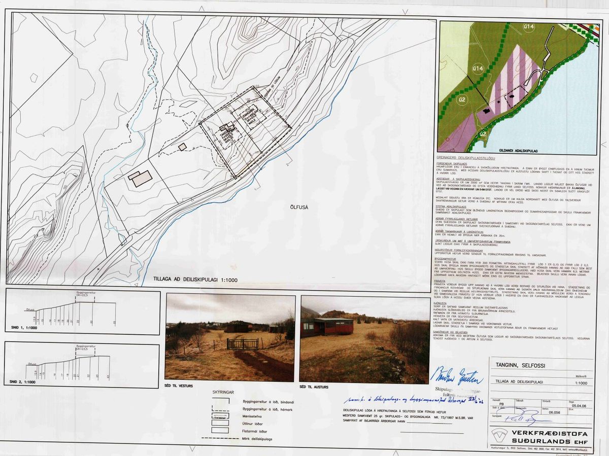 Skipulagsuppdráttur