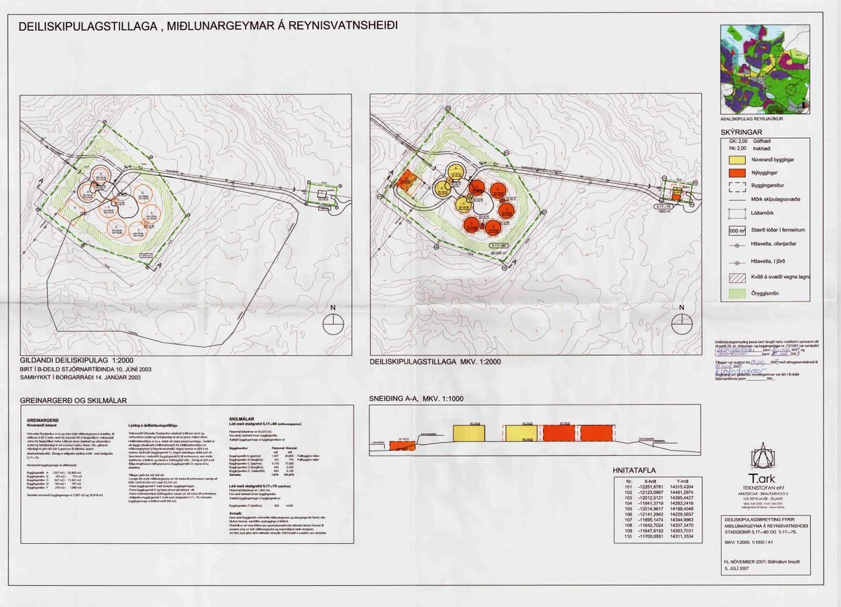 Skipulagsuppdráttur