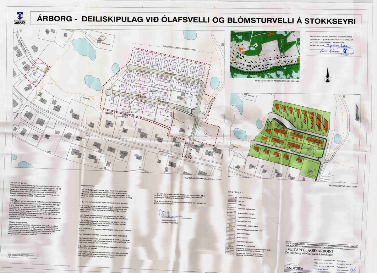Skipulagsuppdráttur