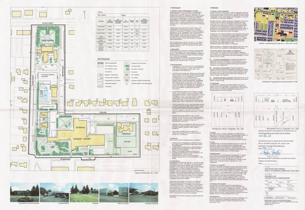 Skipulagsuppdráttur