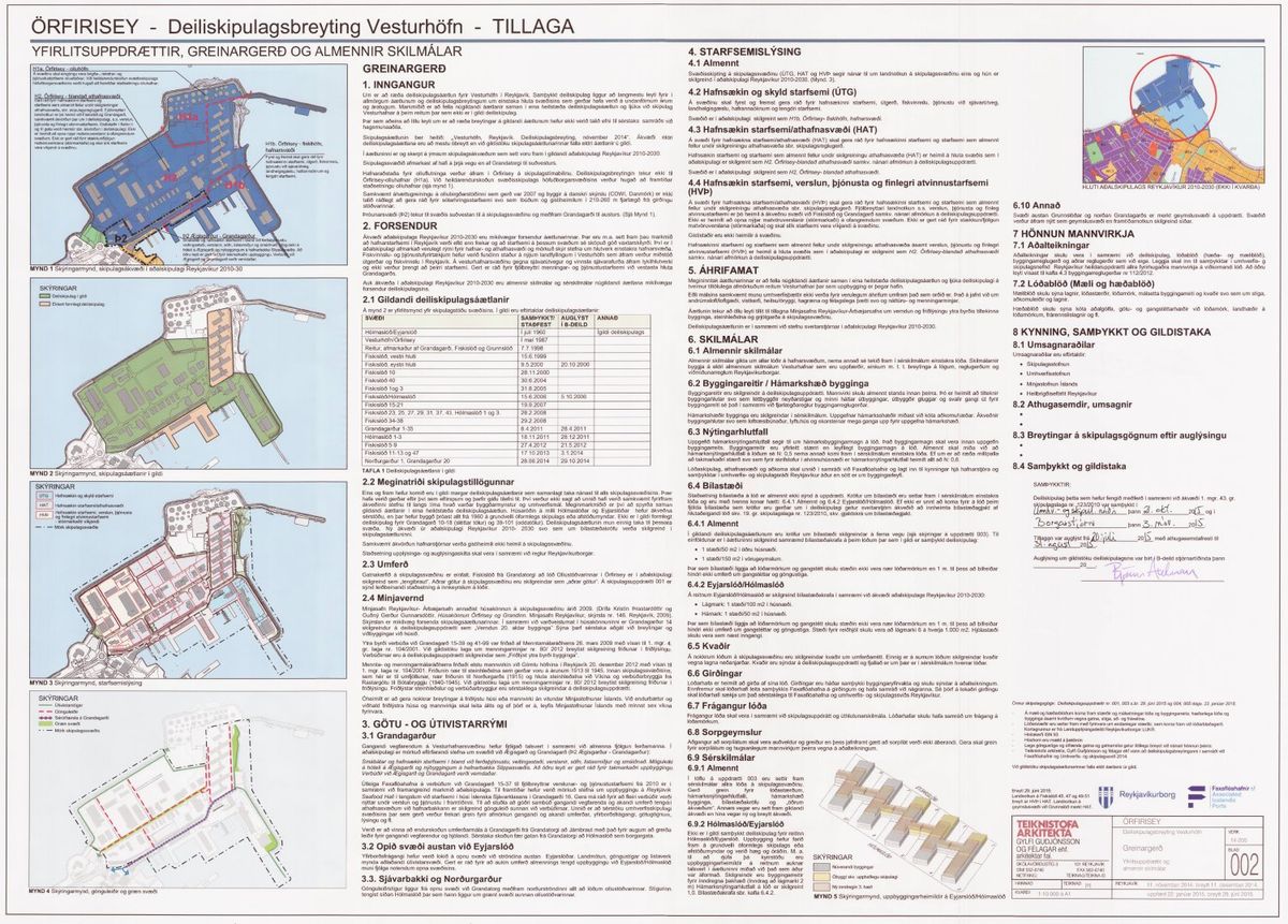 Skipulagsuppdráttur