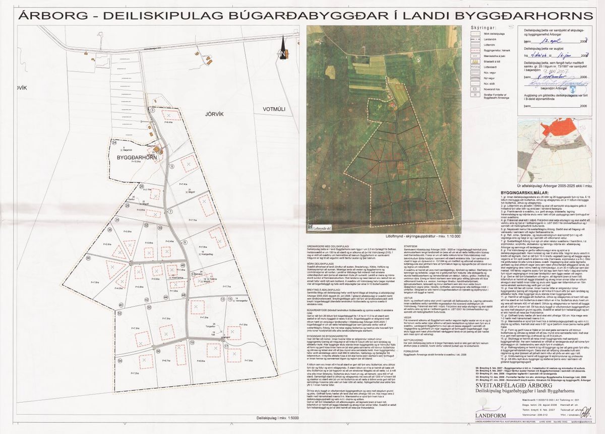 Skipulagsuppdráttur