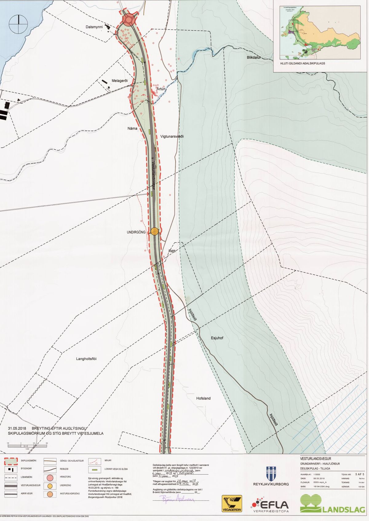 Skipulagsuppdráttur