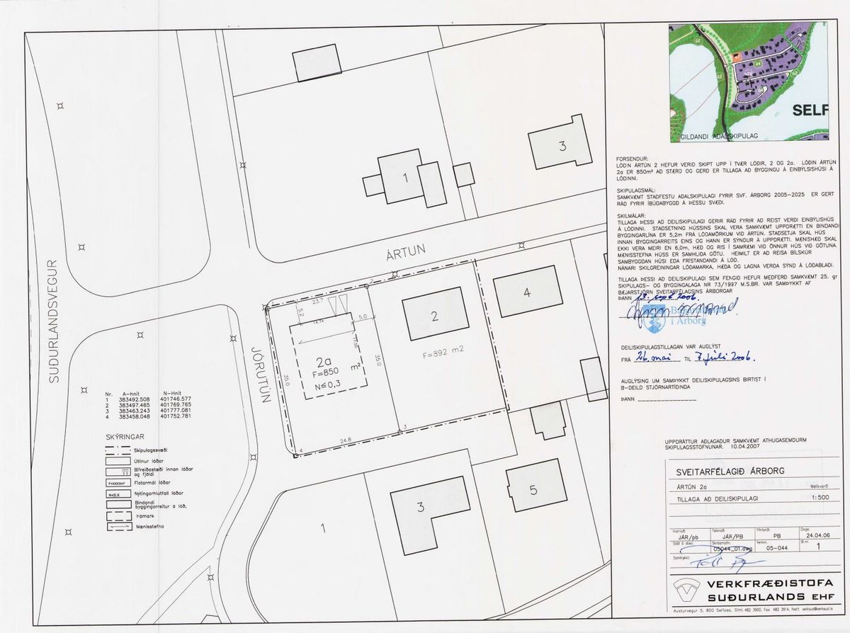 Skipulagsuppdráttur