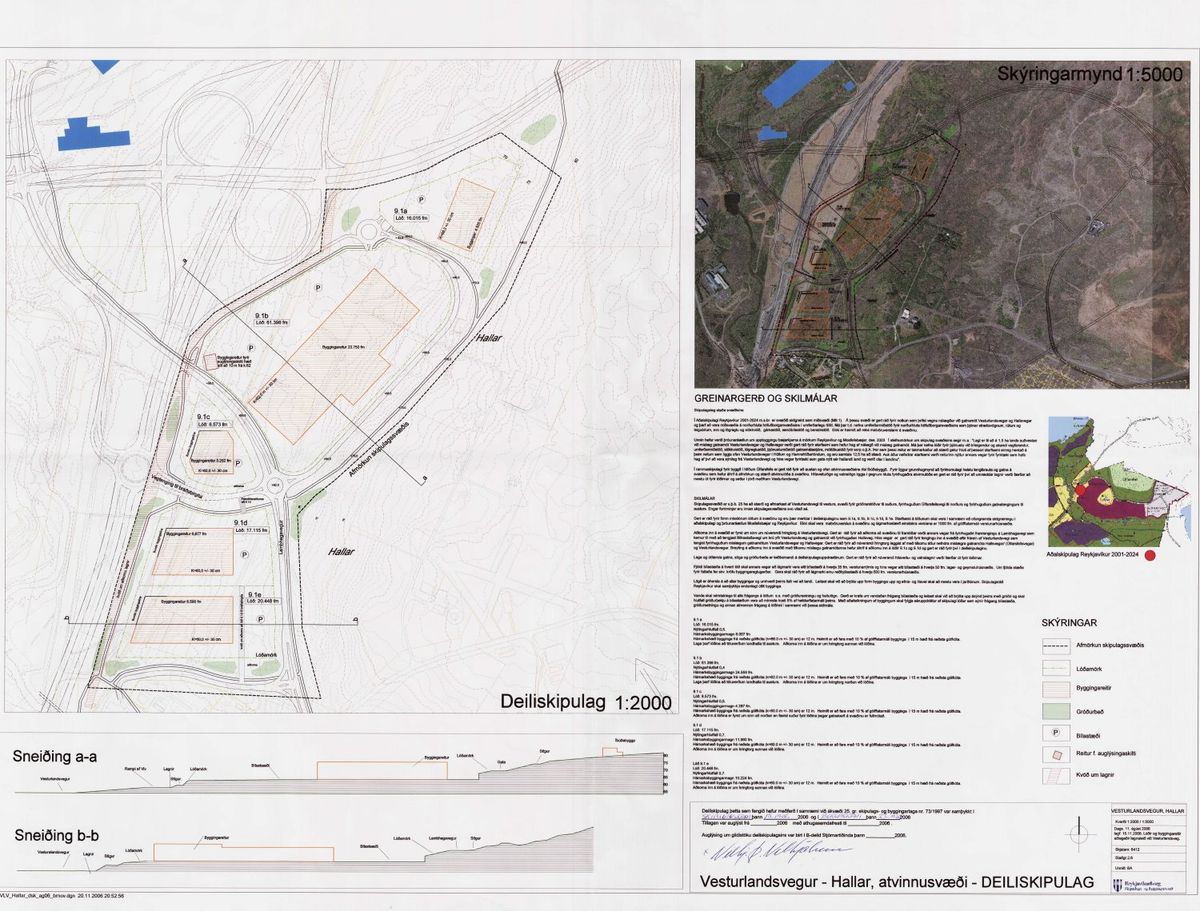 Skipulagsuppdráttur