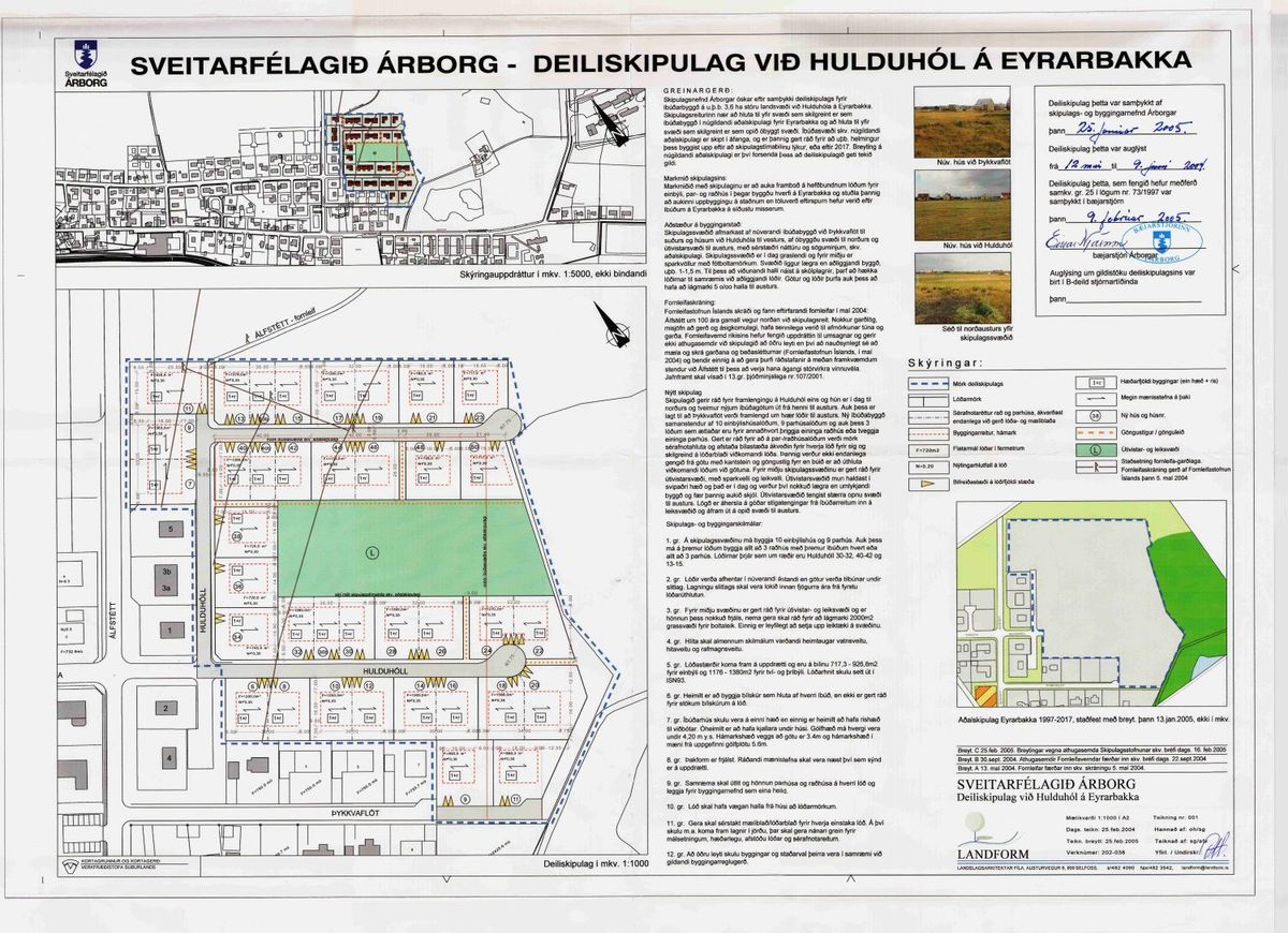 Skipulagsuppdráttur