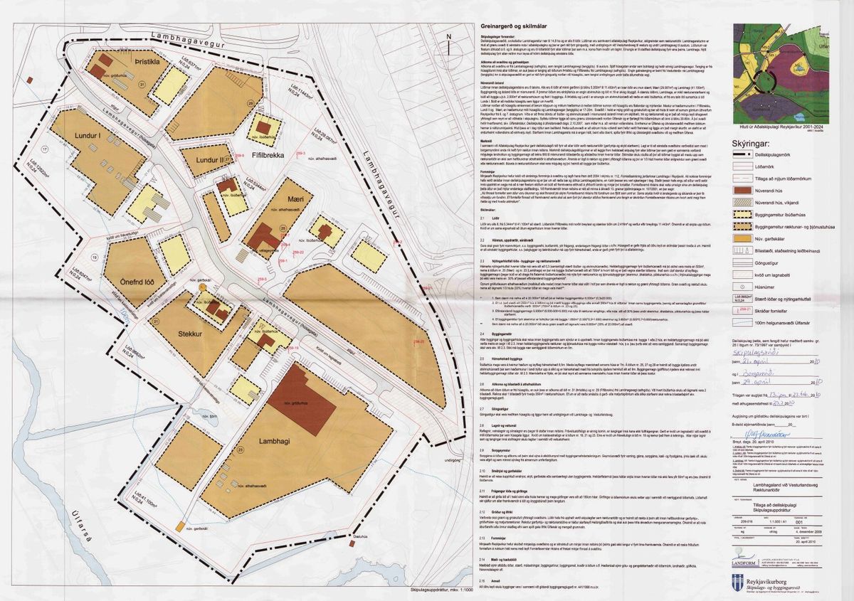 Skipulagsuppdráttur