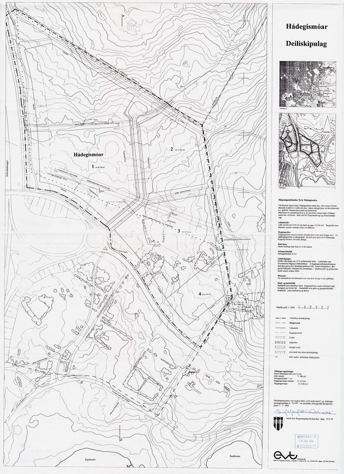 Skipulagsuppdráttur