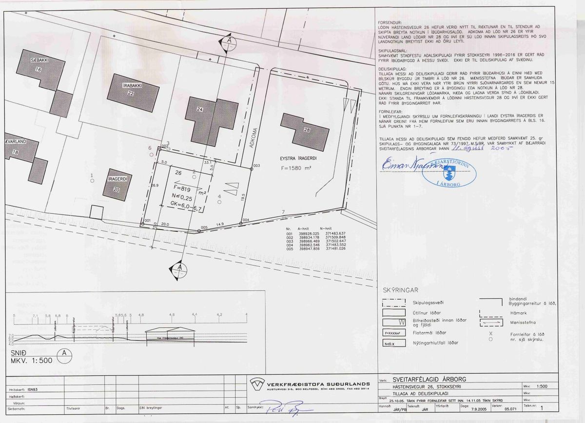 Skipulagsuppdráttur