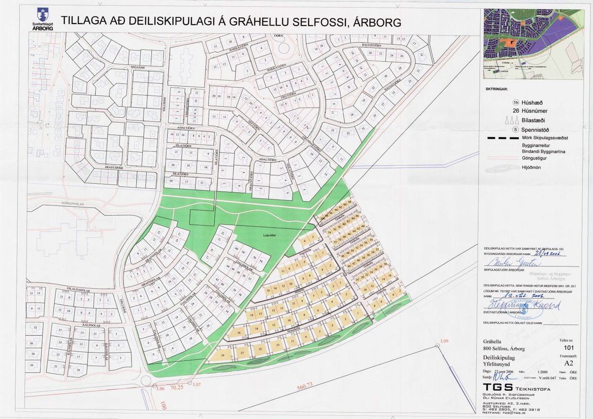 Skipulagsuppdráttur