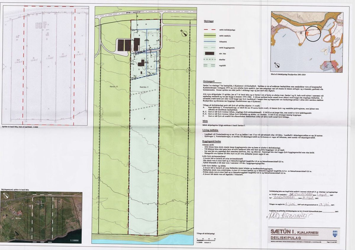 Skipulagsuppdráttur
