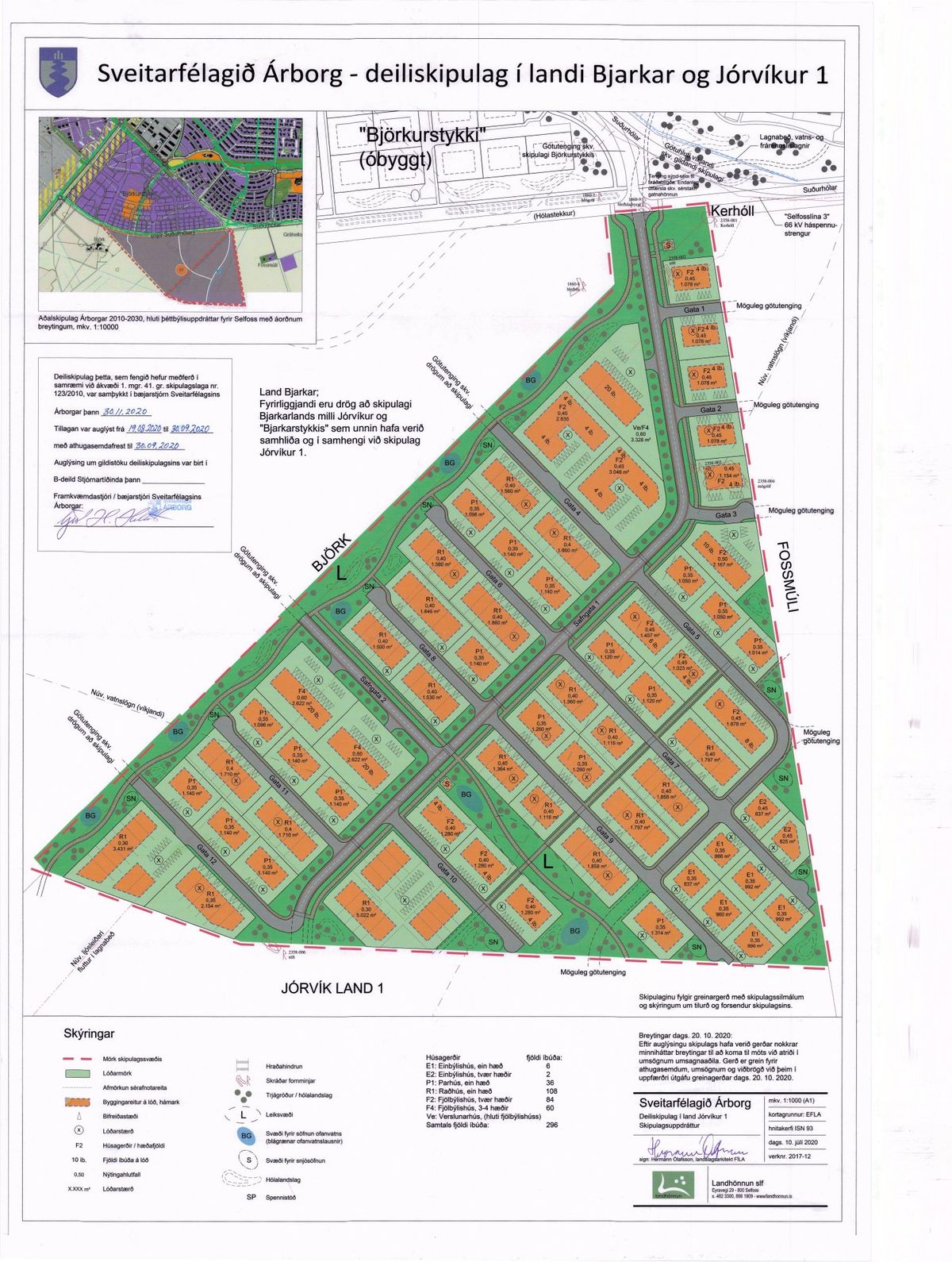 Skipulagsuppdráttur