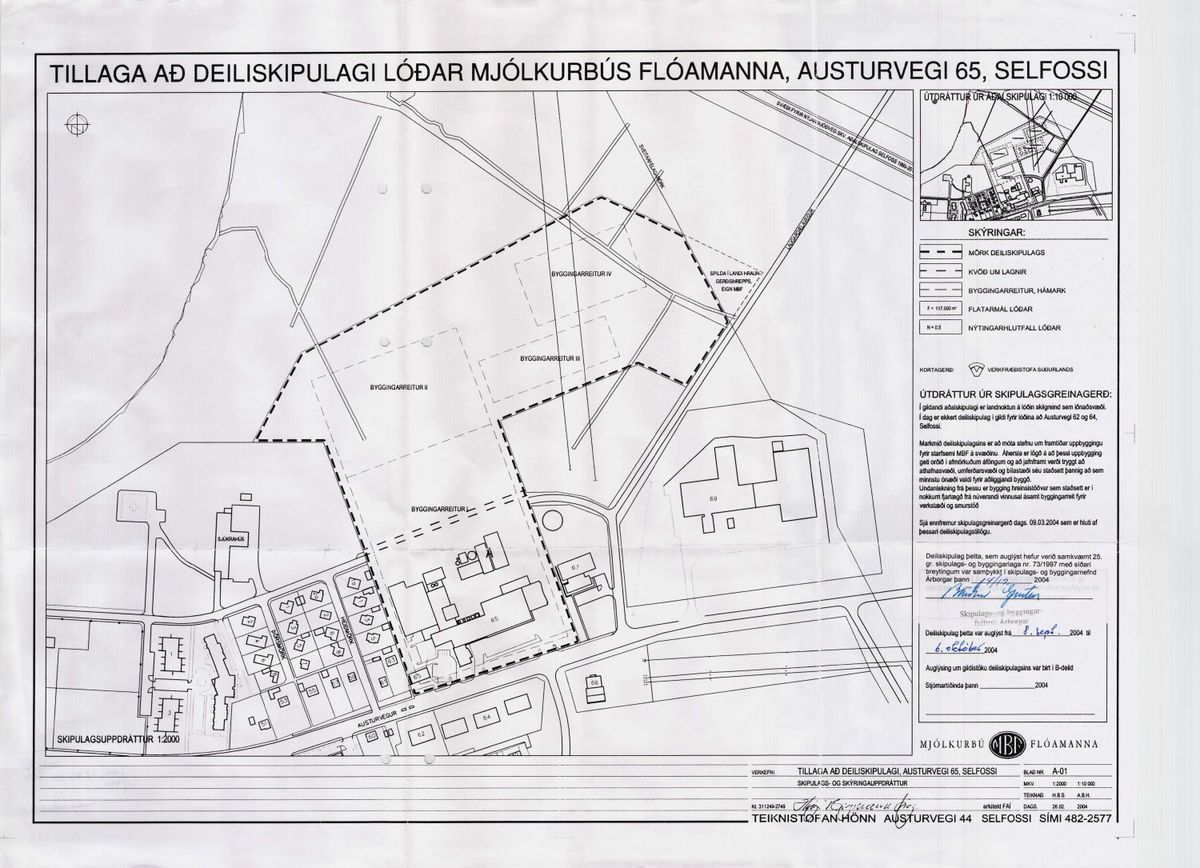 Skipulagsuppdráttur