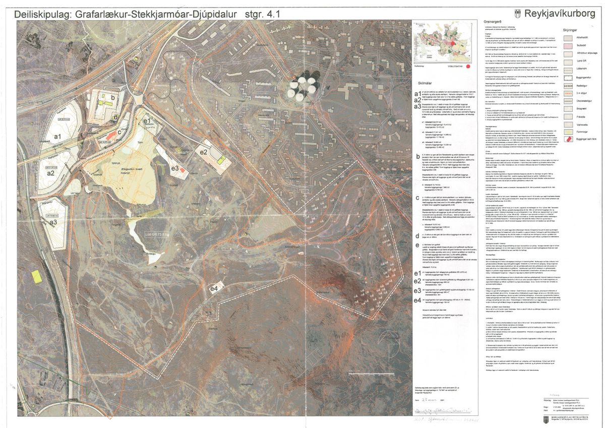 Skipulagsuppdráttur