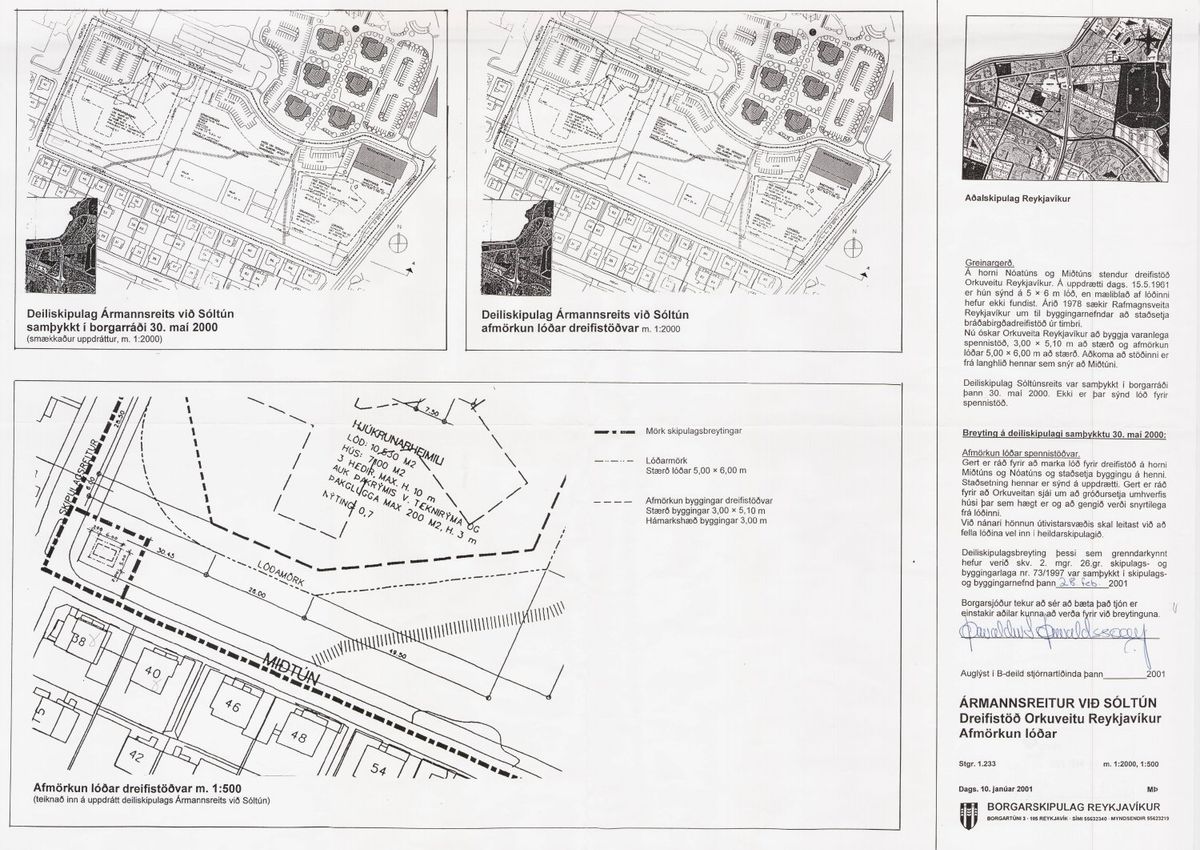 Skipulagsuppdráttur