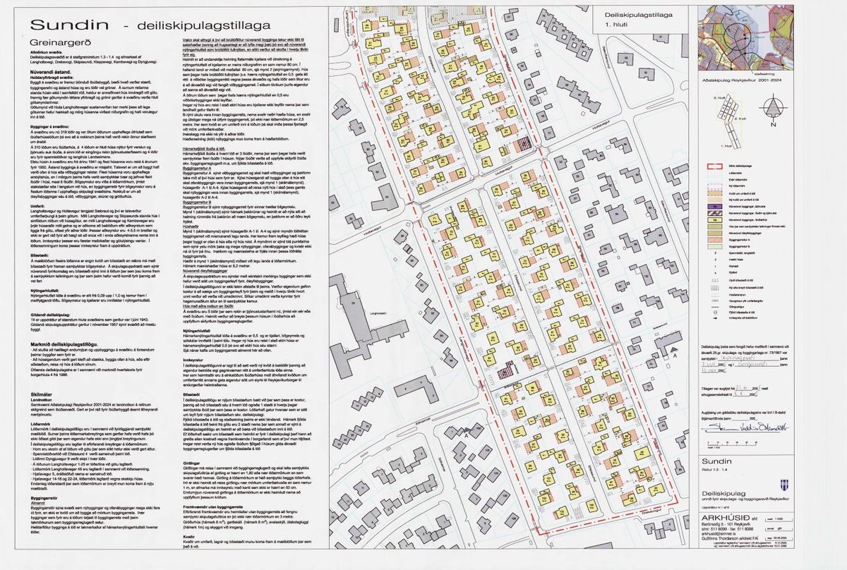 Skipulagsuppdráttur
